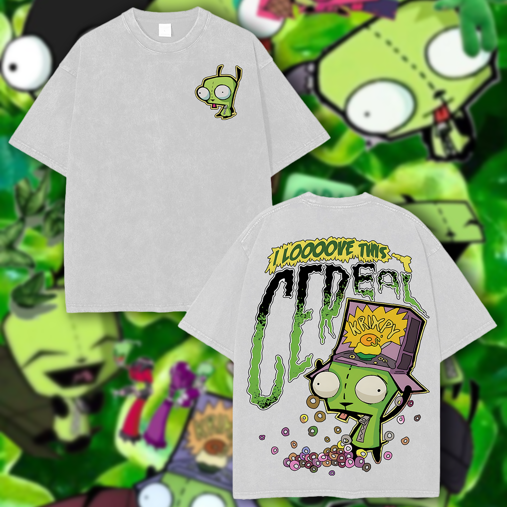 GIR - Invader Zim  Washed Unisex T-Shirt