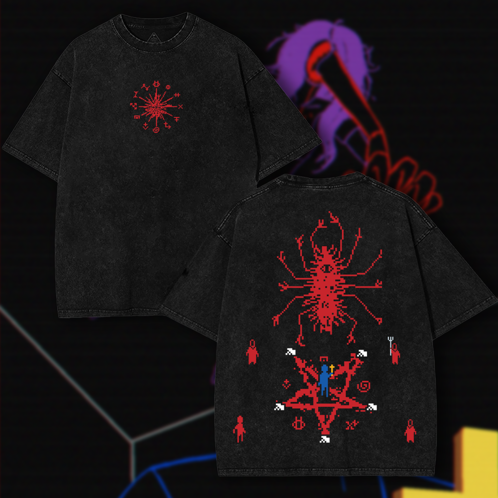 FAITH Horror Game Vintage Washed Unisex T-Shirt