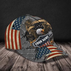 Personalized Veteran 3D Full Printed Baseball Cap, Veteran Hat For Men And Women, Cap Hat For Veteran Dad 3