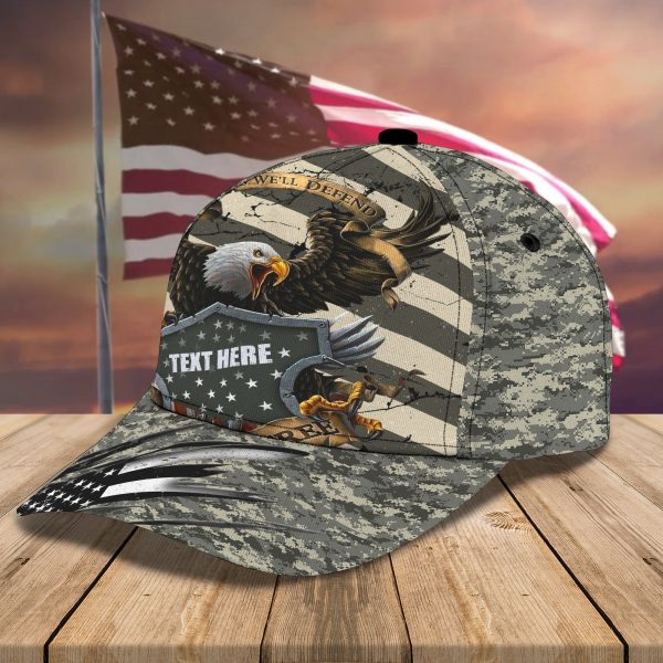 Personalized 3D All Over Print Veteran Cap Hat, Baseball Cap Hat For A Veteran, Gift For Veteran