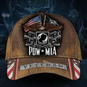 Pow Mia American Flag Veteran Hat Classic Cap