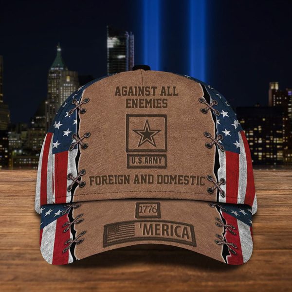 All Enemies Foreign & Domestic Veterans Day Classic Cap Army