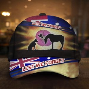 Australia Flag Veteran Animal Lest We Forget Hat Classic Cap