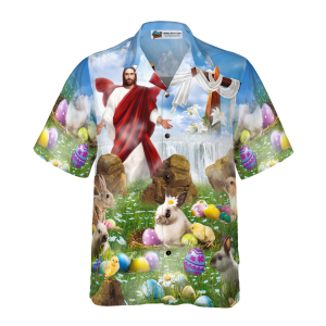 Happy Easter Jesus Is Risen Hawaiian Shirt