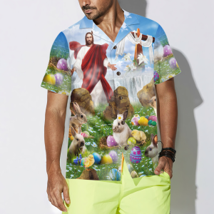 Happy Easter Jesus Is Risen Hawaiian Shirt 3