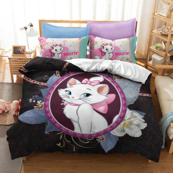 Disney The Aristocats Marie Cat Bedding Sets Quilt Cover Without Filler