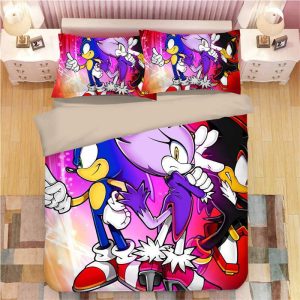 Sonic Blaze the Cat The Hedgehog Duvet Cover Set – Bedding Set