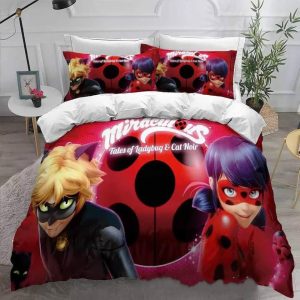 Miraculous Ladybug Cat Noir 9 Duvet Cover Pillowcase Bedding Sets