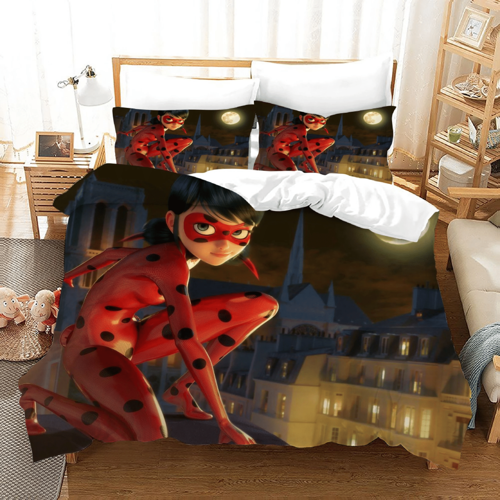 Miraculous Ladybug Cat Noir 13 Duvet Cover Pillowcase Bedding Sets