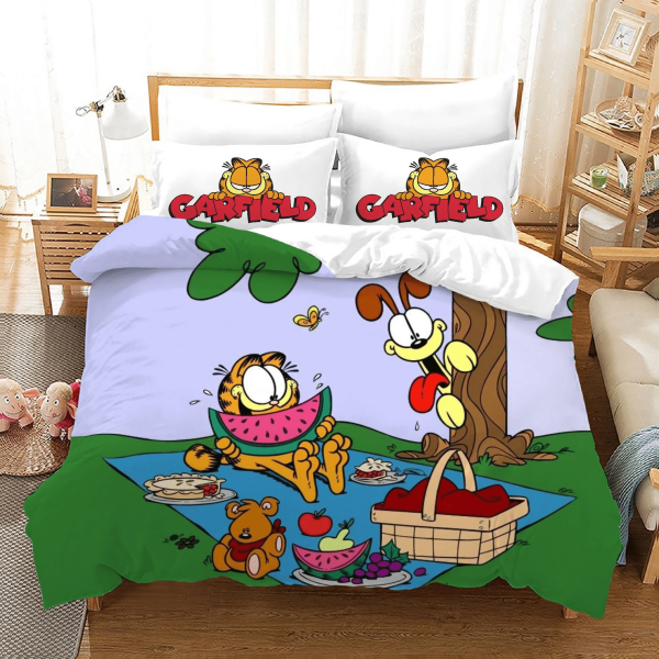 Garfield Exotic Cat 15 Duvet Cover Quilt Cover Pillowcase Bedding