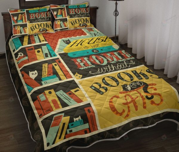 Book Cat Home Without Quilt Bedding Set