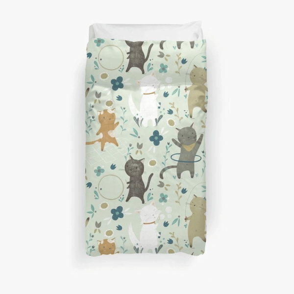 Cat’S Playground Bedroom Duvet Cover Bedding Sets