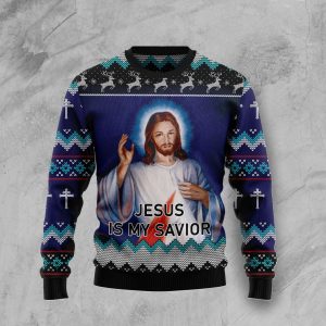 Jesus Is My Savior Ugly Christmas Sweater  Adult  US1199