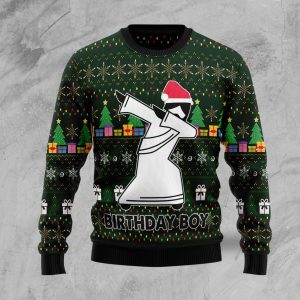 Jesus Birthday Boy Ugly Christmas Sweater  Adult  US1539