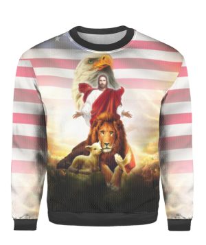 Jesus Ugly Christmas Sweater   For Men & Women  UH1066