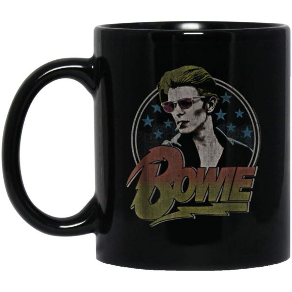 David Bowie Diamond Dogs Black Mug: Iconic Tribute with Stylish Design