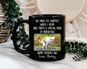 Custom Funny Dog Dad Mug: Perfect Father s Day Gift for Dog Dads - Pooping Dog Gag & Photo Mug 5