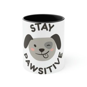 Stay Pawsitive with Our Dog Accent Ceramic Mug - Perfect for Dog Lovers! 3