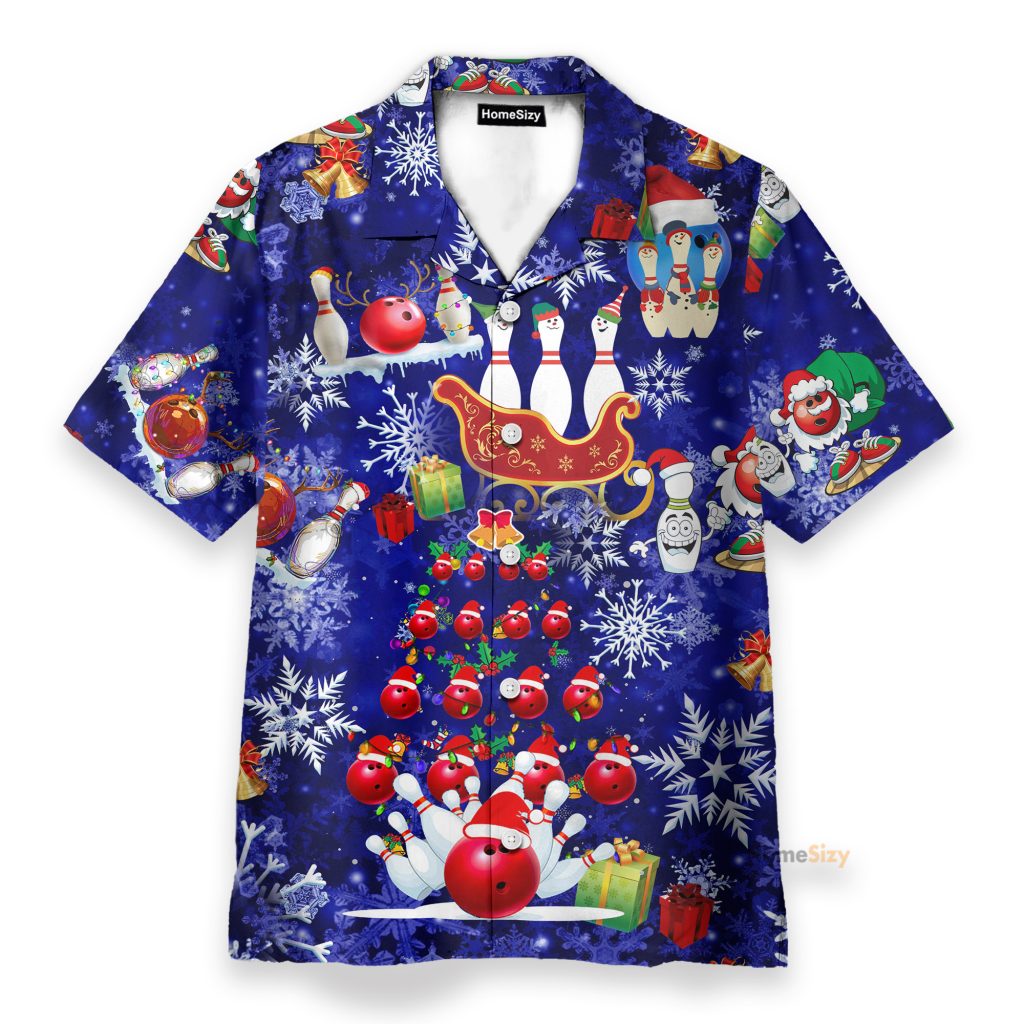 Bowling Merry Christmas – Hawaiian Shirt