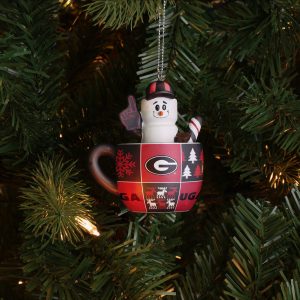 Georgia Bulldogs Smores Mug Ornament: Celebrate Gameday Spirit with this Unique Collectible!