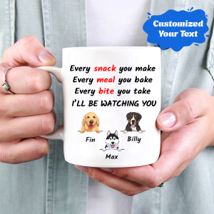 Personalized Funny Dog Lovers Mug – Customized Coffee Cup & Gift