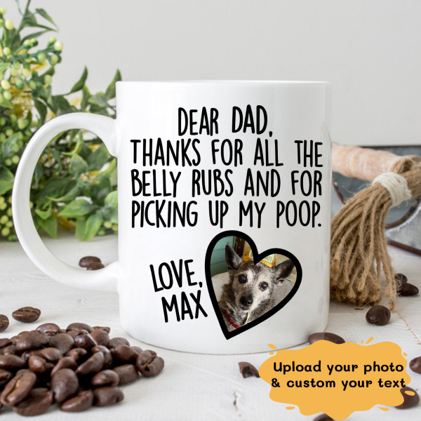 Dog Dad Gift: Personalized Mug for Father s Day 2021 – Ideal for Dog Lovers