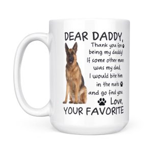 Father s Day Dog Dad Mug - Personalized Gift for Dad - Thanks for Being a Dog Dad! 3