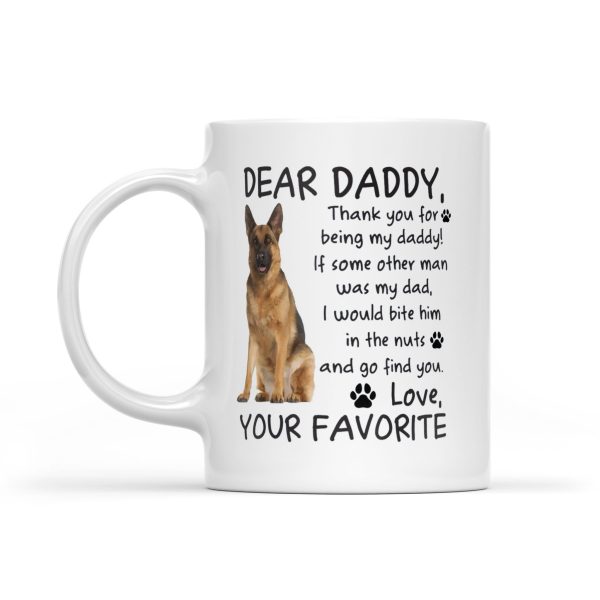 Father s Day Dog Dad Mug – Personalized Gift for Dad – Thanks for Being a Dog Dad!