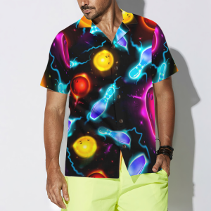 Bowling Space Color Hawaiian Shirt 3