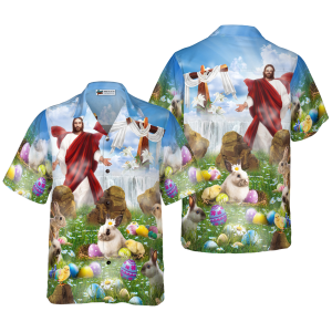 Happy Easter Jesus Is Risen Hawaiian Shirt