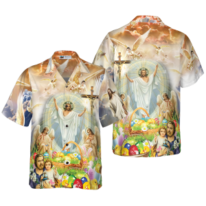 Jesus Happy Easter Hawaiian Shirt