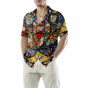 The Resurrection Of Jesus Colored Pattern Hawaiian Shirt