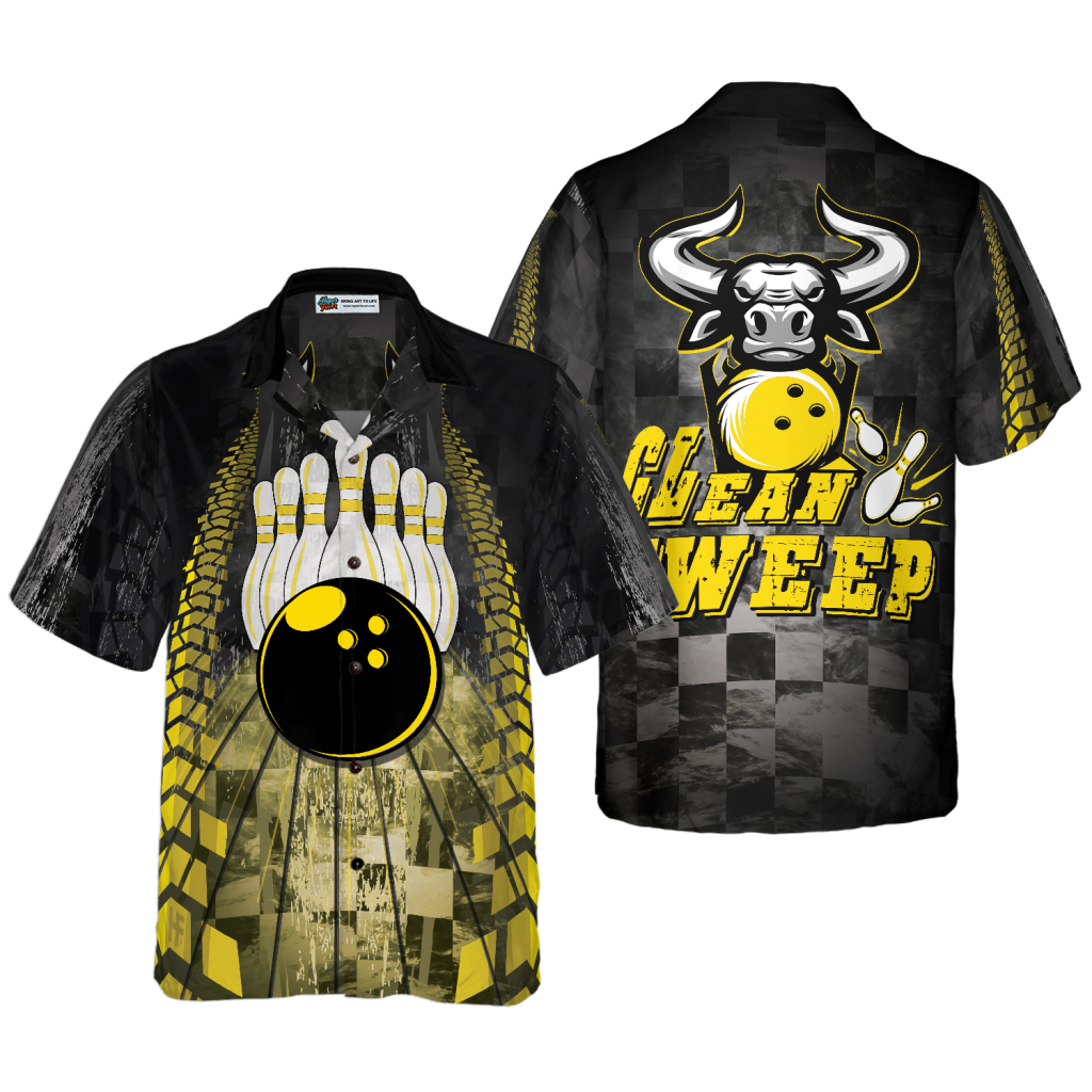 Clean Sweep Bowling Bull Hawaiian Shirt