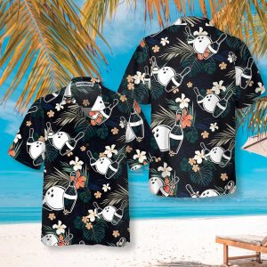 Tropical Bowling Hawaiian Shirt, Funny Bowling Shirt, Best Gift For Bowling Lovers