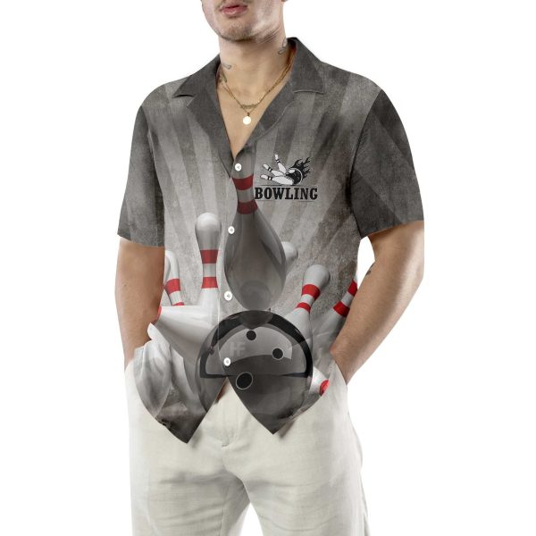 Strike Bowling Ball Lover Hawaiian Shirt, Unique Pins And Ball Bowling Shirt, Best Gift For Bowling Players