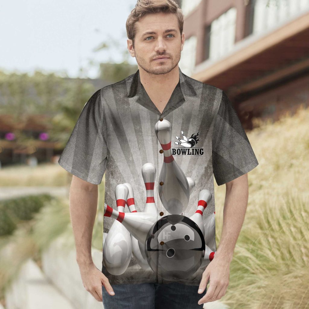 Strike Bowling Ball Lover Hawaiian Shirt, Unique Pins And Ball Bowling Shirt, Best Gift For Bowling Players