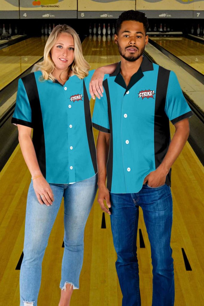 Strike Spare Split Hawaiian Shirt, Funny Bowling Shirt, Best Gift For Bowling Players