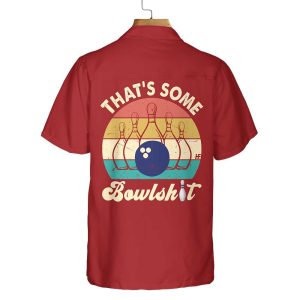 That's Some Bowlsht Bowling Vintage Custom Hawaiian Shirt, Personalized Bowling Shirt, Best Gift For Bowling Players 3