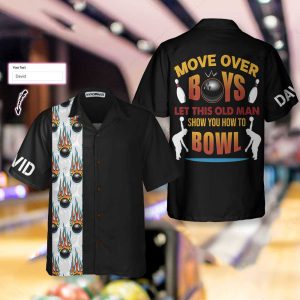 Bowling Move Over Boys Custom Hawaiian Shirt, Personalized Bowling Shirt, Best Gift For Bowling Players