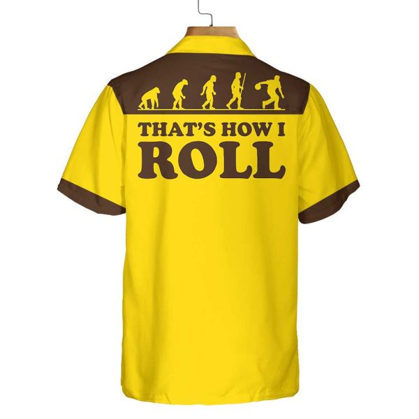 That’s How I Roll Bowling Evolution Bowling Hawaiian Shirt, Best Bowling Gift For Bowling Lover