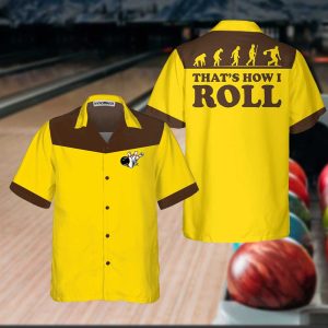 That’s How I Roll Bowling Evolution Bowling Hawaiian Shirt, Best Bowling Gift For Bowling Lover