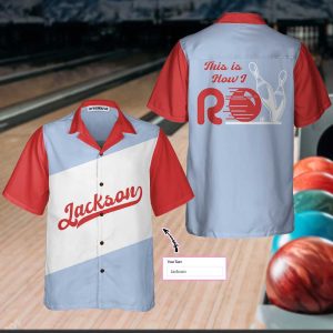 Retro Bowling Custom Hawaiian Shirt, Personalized Bowling Shirt, Best Gift For Bowling Players