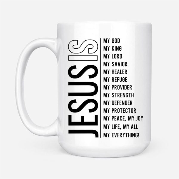 Jesus my Lord my God my all, Christian coffee mug