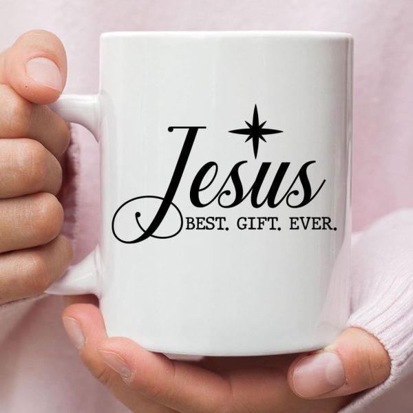 Jesus best gift ever, Christian Christmas coffee mug