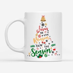 Jesus is the reason for the season coffee mug