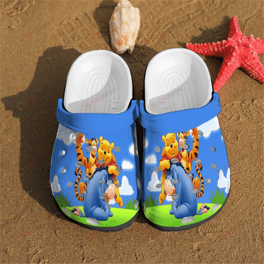 Winnie the Pooh Sky CuteCrocs Shoes – Classic Clogs for the Perfect of Cute and Comfort Winnie the Pooh Sky CuteCrocs Shoes – Classic Clogs for the Perfect of Cute and Comfort