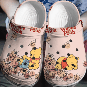 Honey Hunt Edition: 3D Clog Shoes Inspired by Winnie the Pooh - Stylish and Comfortable Footwear for All Ages!