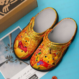 Winnie The Pooh Yellow Unisex Classic Clogs 2025 - Perfect Fan Gift! Shop Unisex Gifts Now