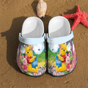 Winnie The Pooh Bear with Tree Pattern Classic Clogs: Perfect Unisex Gifts for Fans in 2025