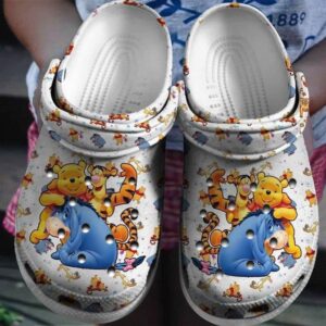 Winnie the Pooh Lover Clogs Gift - Adorable and Comfortable Footwear for Disney Fans